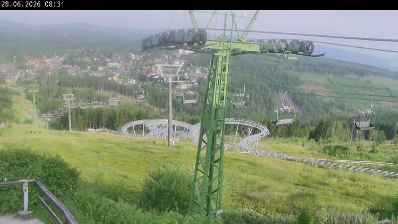 Archiv Foto Webcam Bocksberg - Bergstation der Kabinenbahn