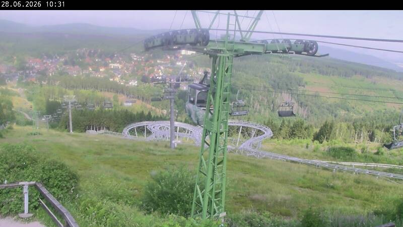 Archiv Foto Webcam Bocksberg - Bergstation der Kabinenbahn