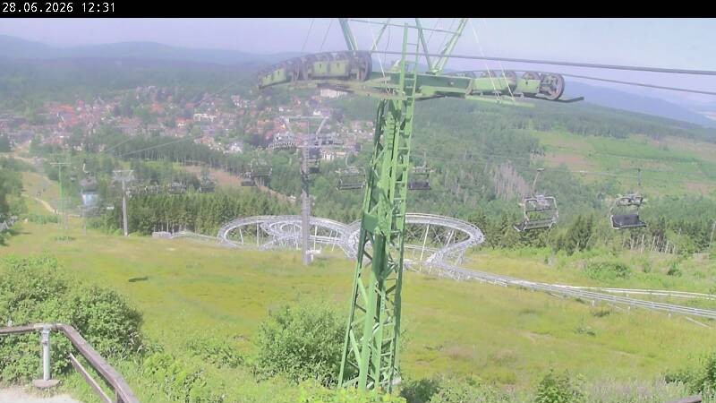 Archiv Foto Webcam Bocksberg - Bergstation der Kabinenbahn
