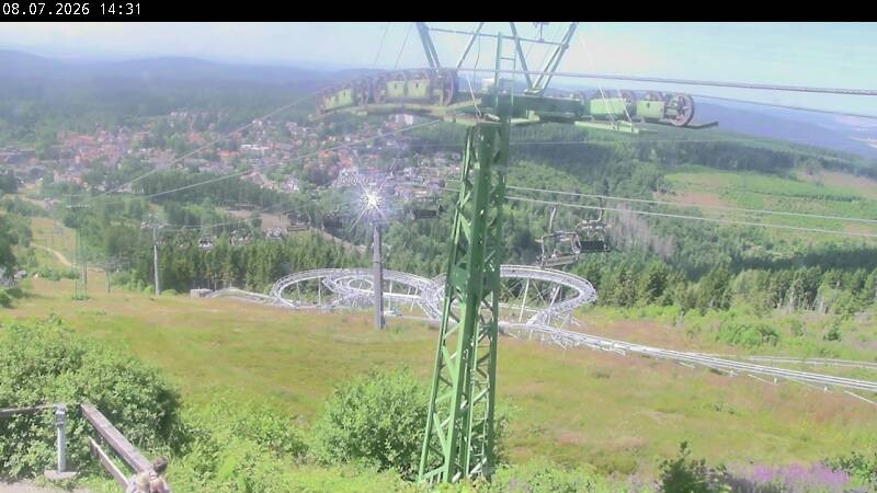 Archived image Webcam Bocksberg top station