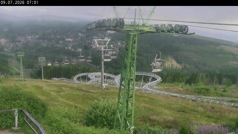 Archiv Foto Webcam Bocksberg - Bergstation der Kabinenbahn