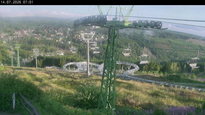 Archived image Webcam Bocksberg top station