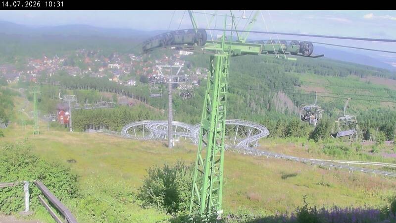 Archived image Webcam Bocksberg top station