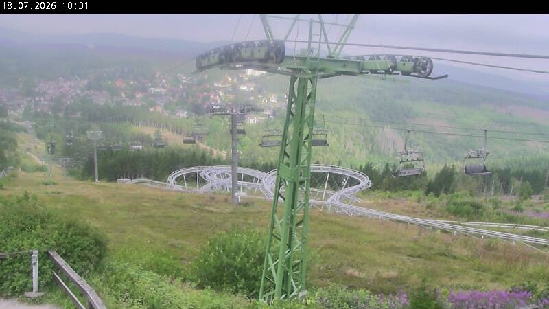 Archiv Foto Webcam Bocksberg - Bergstation der Kabinenbahn