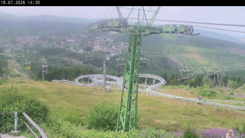 Archived image Webcam Bocksberg top station