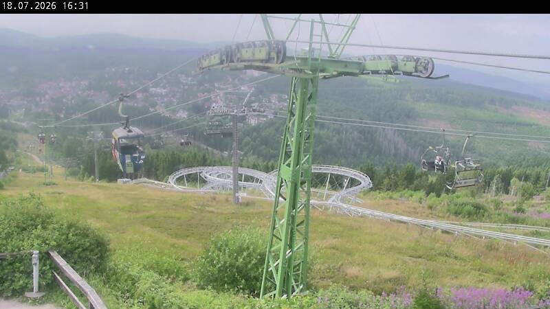 Archiv Foto Webcam Bocksberg - Bergstation der Kabinenbahn