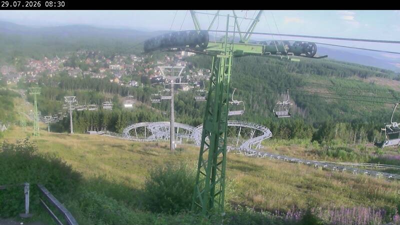Archiv Foto Webcam Bocksberg - Bergstation der Kabinenbahn