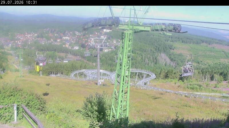 Archiv Foto Webcam Bocksberg - Bergstation der Kabinenbahn