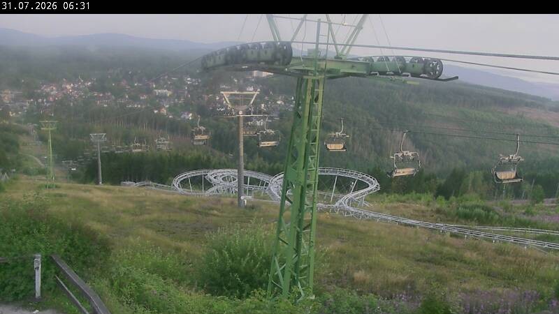 Archiv Foto Webcam Bocksberg - Bergstation der Kabinenbahn