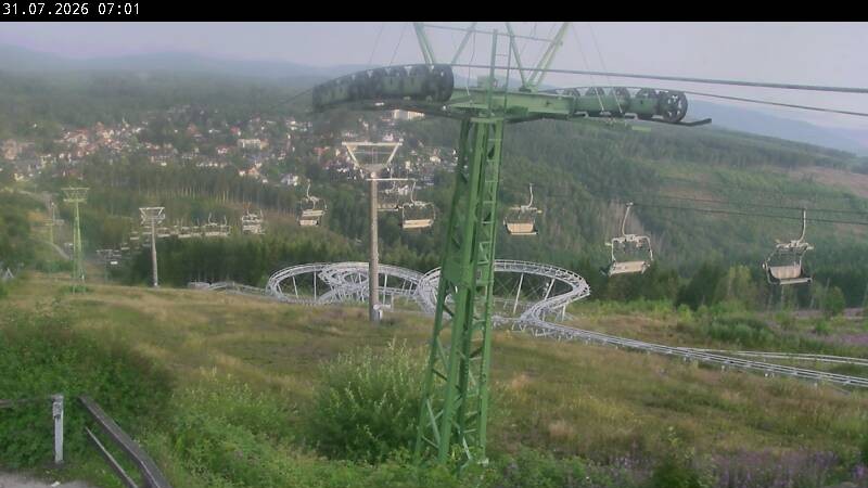 Archiv Foto Webcam Bocksberg - Bergstation der Kabinenbahn