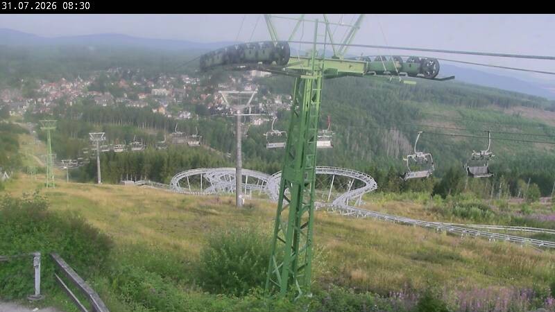Archiv Foto Webcam Bocksberg - Bergstation der Kabinenbahn