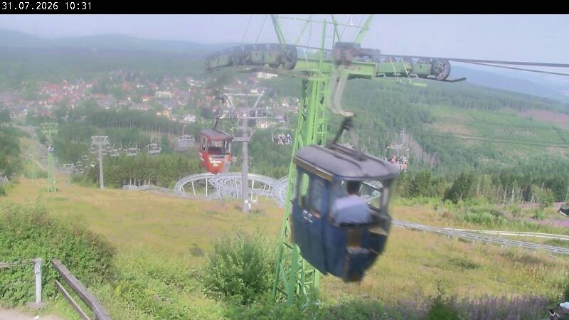 Archiv Foto Webcam Bocksberg - Bergstation der Kabinenbahn