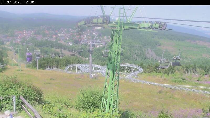 Archiv Foto Webcam Bocksberg - Bergstation der Kabinenbahn