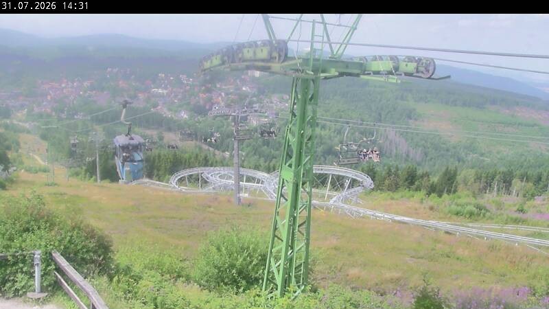 Archiv Foto Webcam Bocksberg - Bergstation der Kabinenbahn