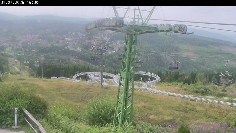 Archiv Foto Webcam Bocksberg - Bergstation der Kabinenbahn