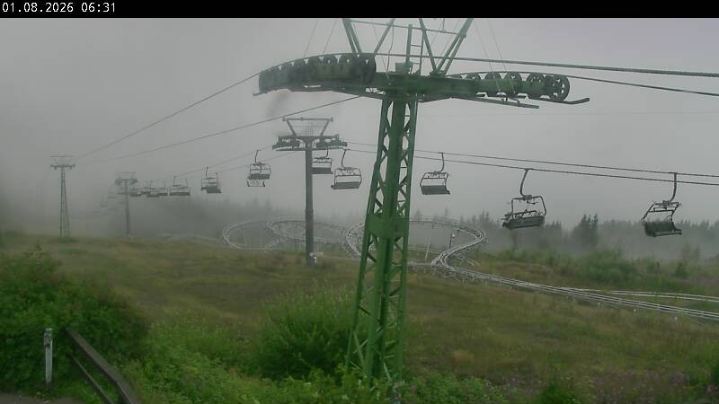 Archiv Foto Webcam Bocksberg - Bergstation der Kabinenbahn