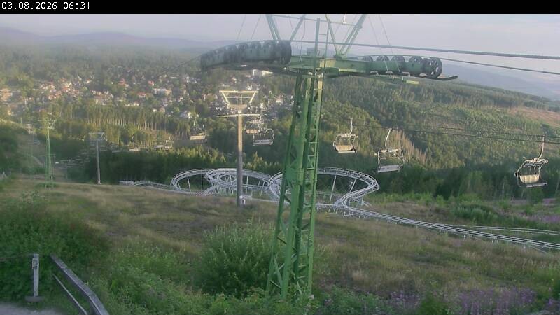 Archiv Foto Webcam Bocksberg - Bergstation der Kabinenbahn