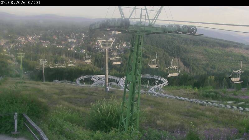 Archiv Foto Webcam Bocksberg - Bergstation der Kabinenbahn