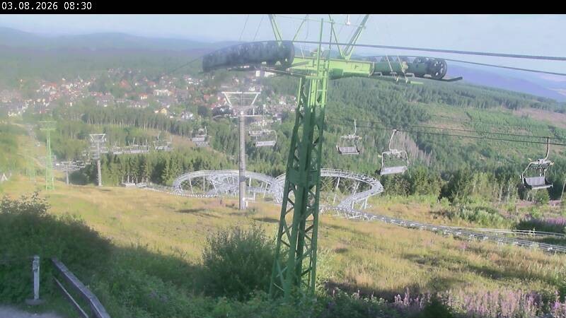 Archiv Foto Webcam Bocksberg - Bergstation der Kabinenbahn