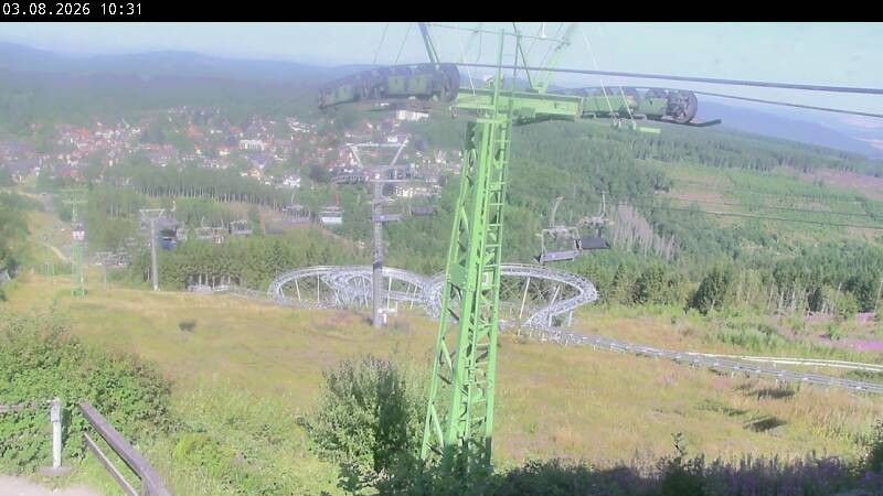 Archiv Foto Webcam Bocksberg - Bergstation der Kabinenbahn
