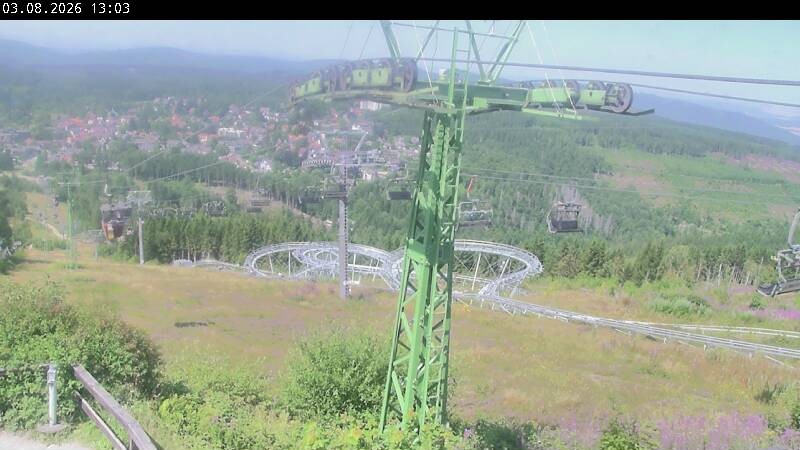 Archiv Foto Webcam Bocksberg - Bergstation der Kabinenbahn