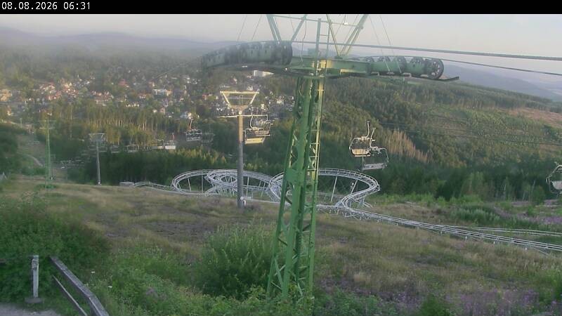 Archiv Foto Webcam Bocksberg - Bergstation der Kabinenbahn