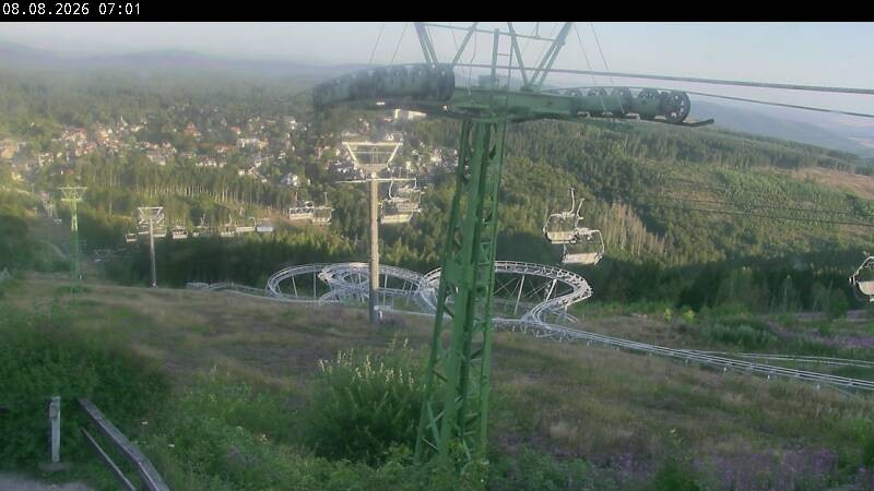 Archiv Foto Webcam Bocksberg - Bergstation der Kabinenbahn