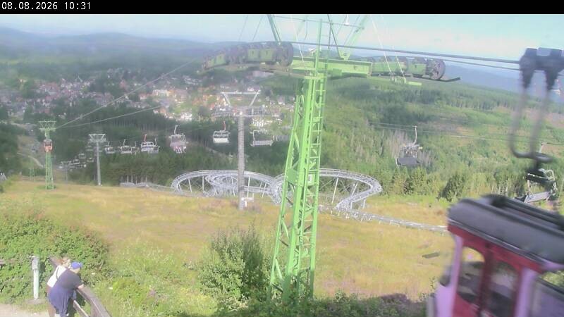 Archiv Foto Webcam Bocksberg - Bergstation der Kabinenbahn