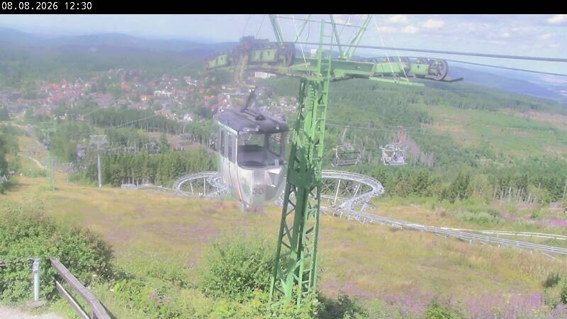 Archiv Foto Webcam Bocksberg - Bergstation der Kabinenbahn
