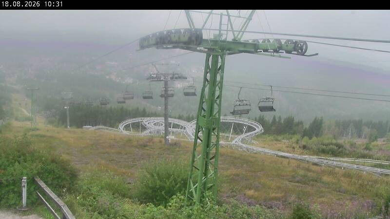 Archiv Foto Webcam Bocksberg - Bergstation der Kabinenbahn