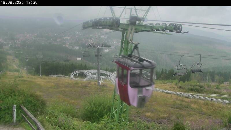 Archiv Foto Webcam Bocksberg - Bergstation der Kabinenbahn