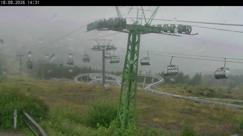 Archiv Foto Webcam Bocksberg - Bergstation der Kabinenbahn