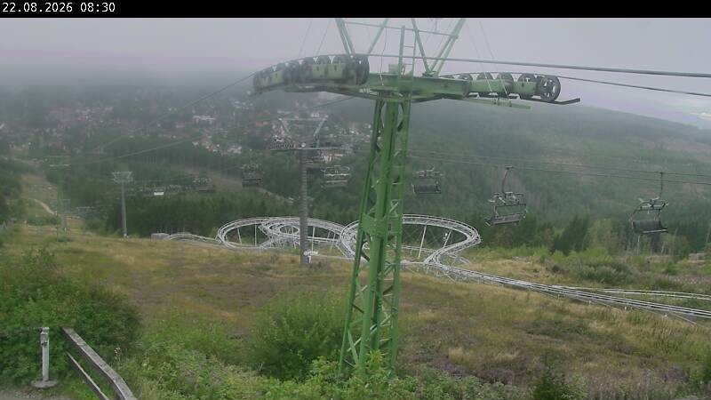 Archived image Webcam Bocksberg top station