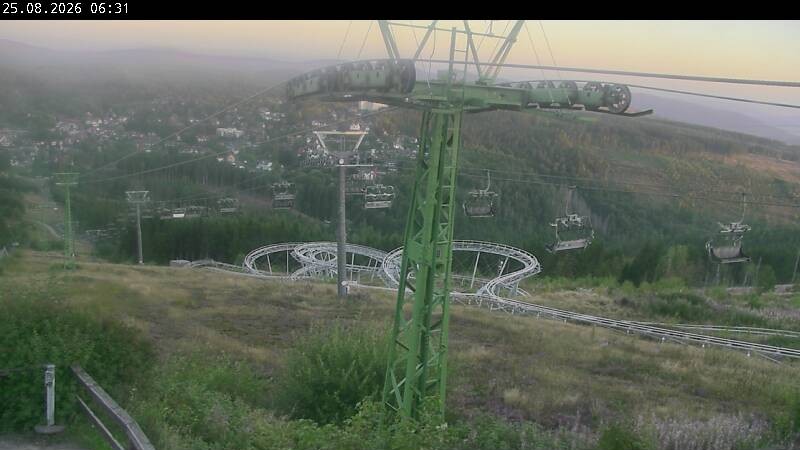Archiv Foto Webcam Bocksberg - Bergstation der Kabinenbahn