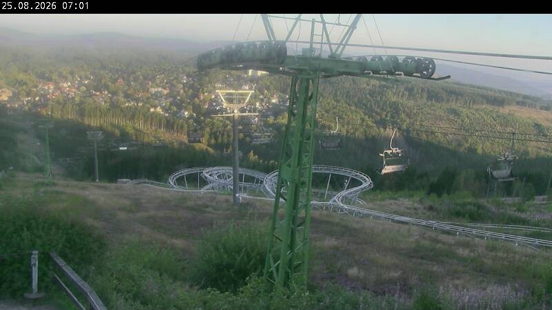 Archiv Foto Webcam Bocksberg - Bergstation der Kabinenbahn