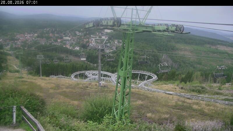 Archiv Foto Webcam Bocksberg - Bergstation der Kabinenbahn