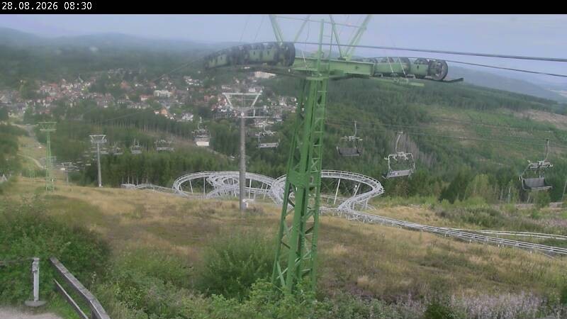 Archiv Foto Webcam Bocksberg - Bergstation der Kabinenbahn