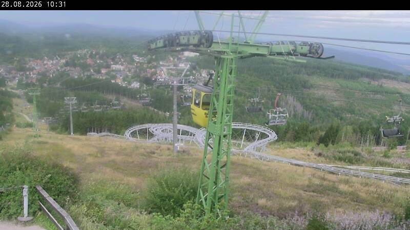 Archiv Foto Webcam Bocksberg - Bergstation der Kabinenbahn