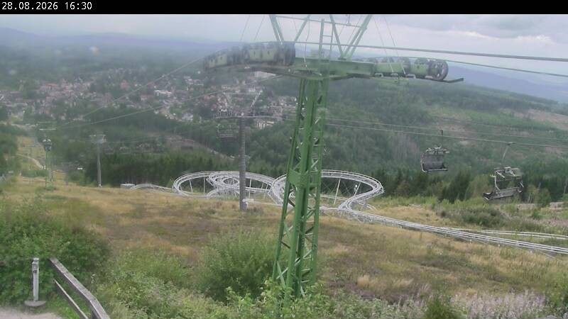 Archiv Foto Webcam Bocksberg - Bergstation der Kabinenbahn