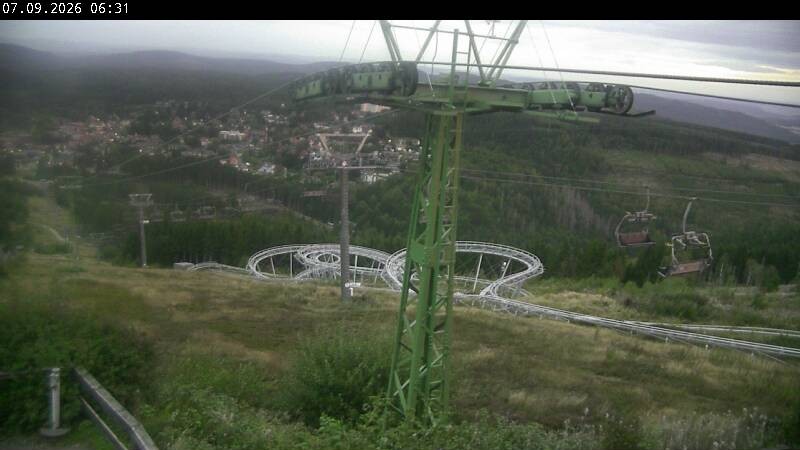 Archiv Foto Webcam Bocksberg - Bergstation der Kabinenbahn
