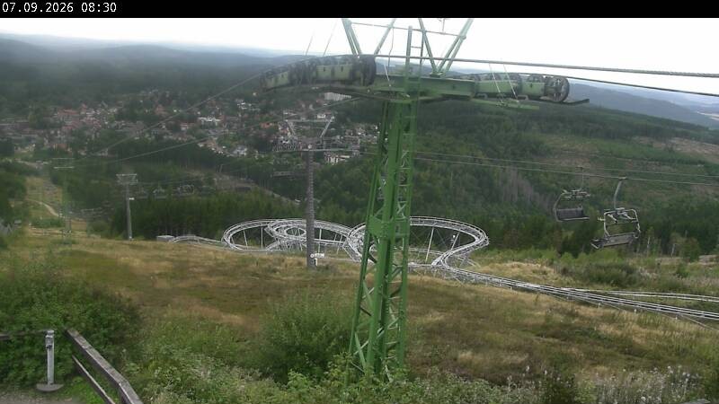 Archiv Foto Webcam Bocksberg - Bergstation der Kabinenbahn