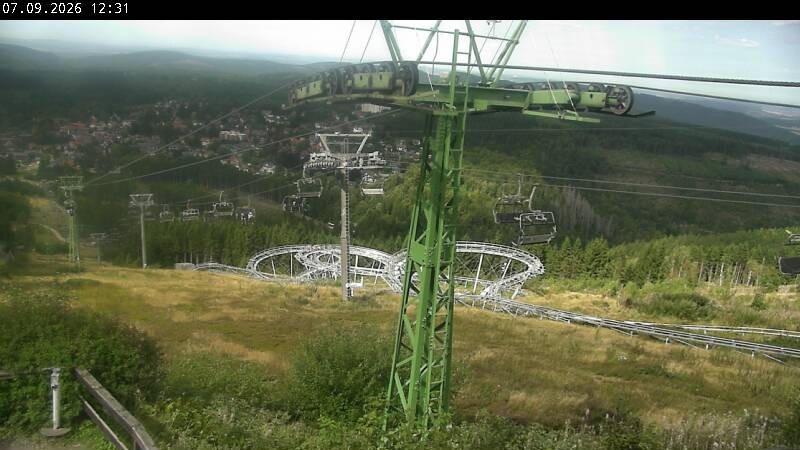 Archiv Foto Webcam Bocksberg - Bergstation der Kabinenbahn