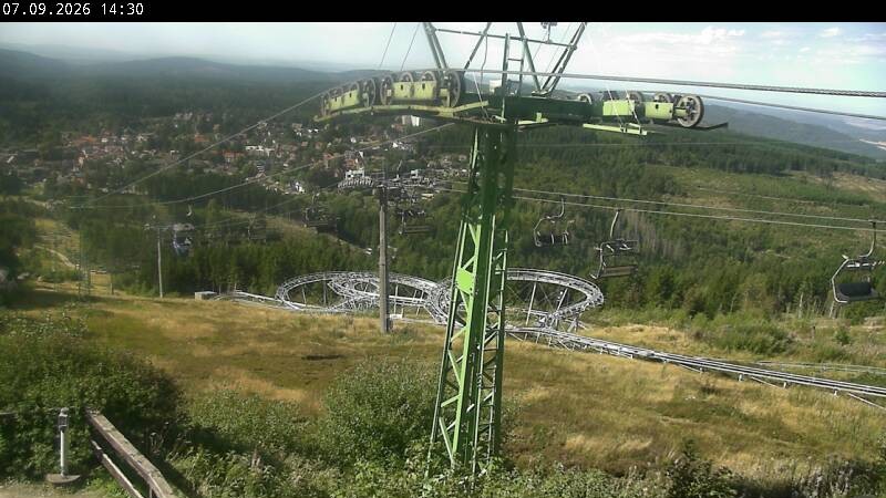 Archiv Foto Webcam Bocksberg - Bergstation der Kabinenbahn