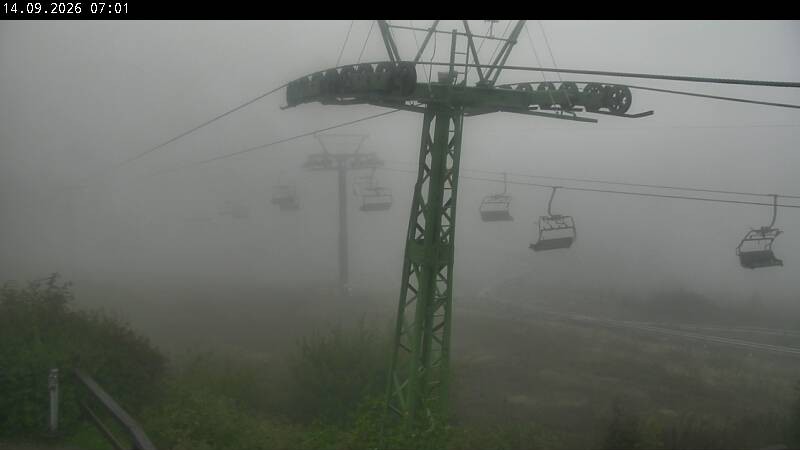 Archiv Foto Webcam Bocksberg - Bergstation der Kabinenbahn