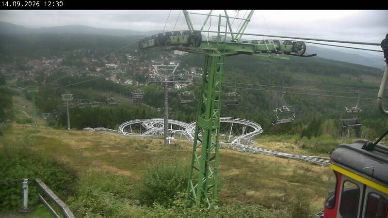 Archiv Foto Webcam Bocksberg - Bergstation der Kabinenbahn