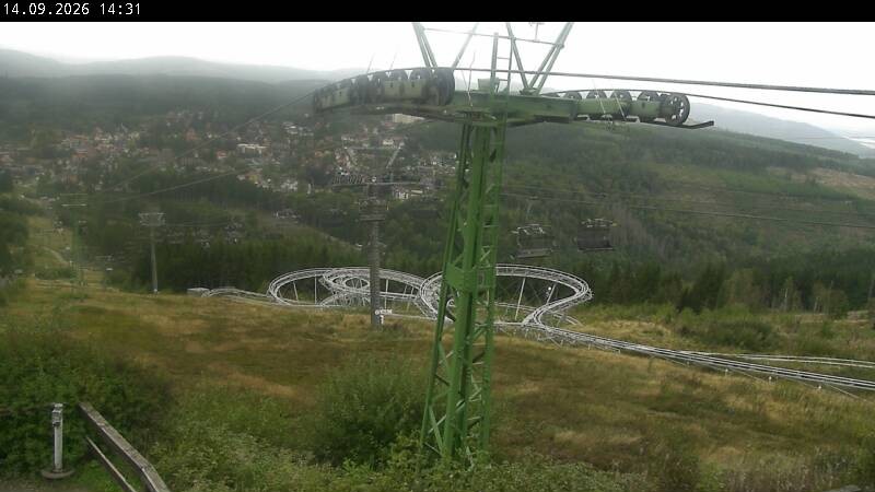 Archiv Foto Webcam Bocksberg - Bergstation der Kabinenbahn