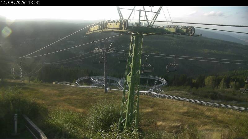 Archiv Foto Webcam Bocksberg - Bergstation der Kabinenbahn