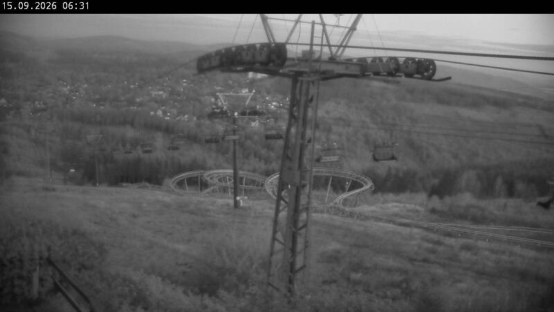 Archiv Foto Webcam Bocksberg - Bergstation der Kabinenbahn
