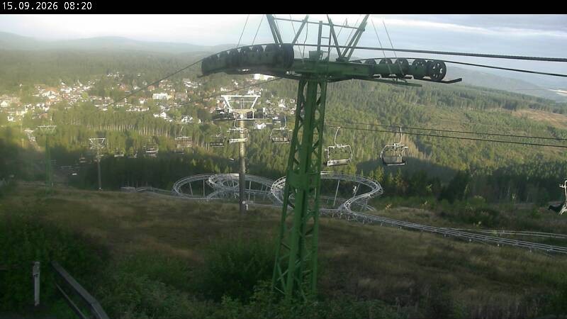 Archiv Foto Webcam Bocksberg - Bergstation der Kabinenbahn
