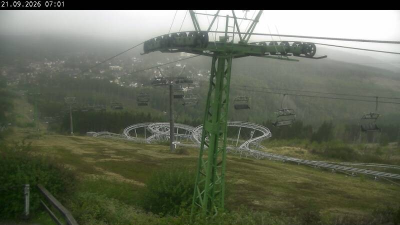 Archiv Foto Webcam Bocksberg - Bergstation der Kabinenbahn